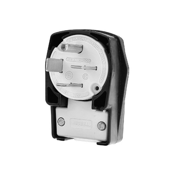 Allpoints 8402214 Plug, 4-Prong50A/250 V Angled
